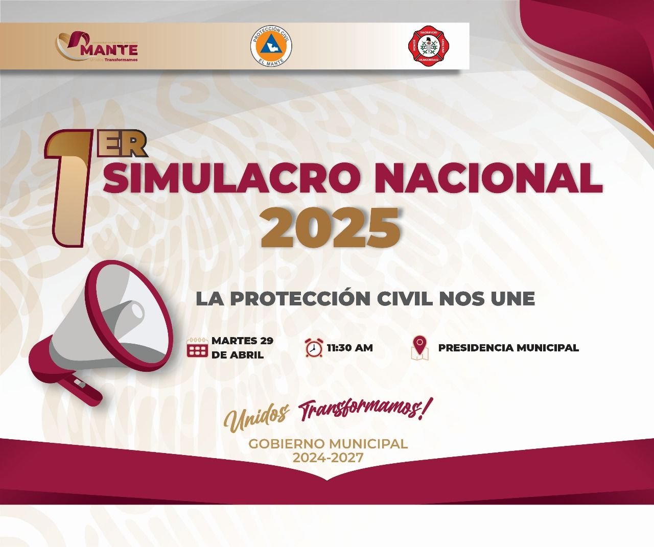 Invitan al Primer Simulacro Nacional de Protección Civil ...
