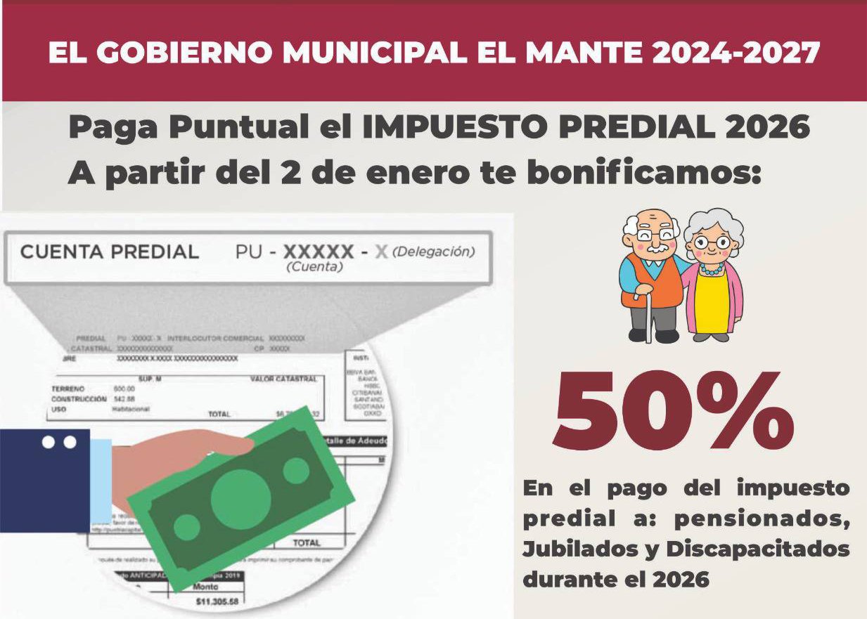 Invitan a pagar el impuesto Predial con descuentos | elecodelmante.com